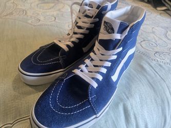 Vans SK8-Hi Blue Suede High-Top Sneakers