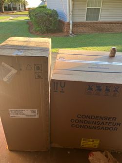 R-454B CONDENSER CONDENSATEUR CONDENSADOR AND AIR HANDLE