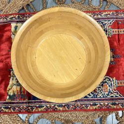 Wood bowl