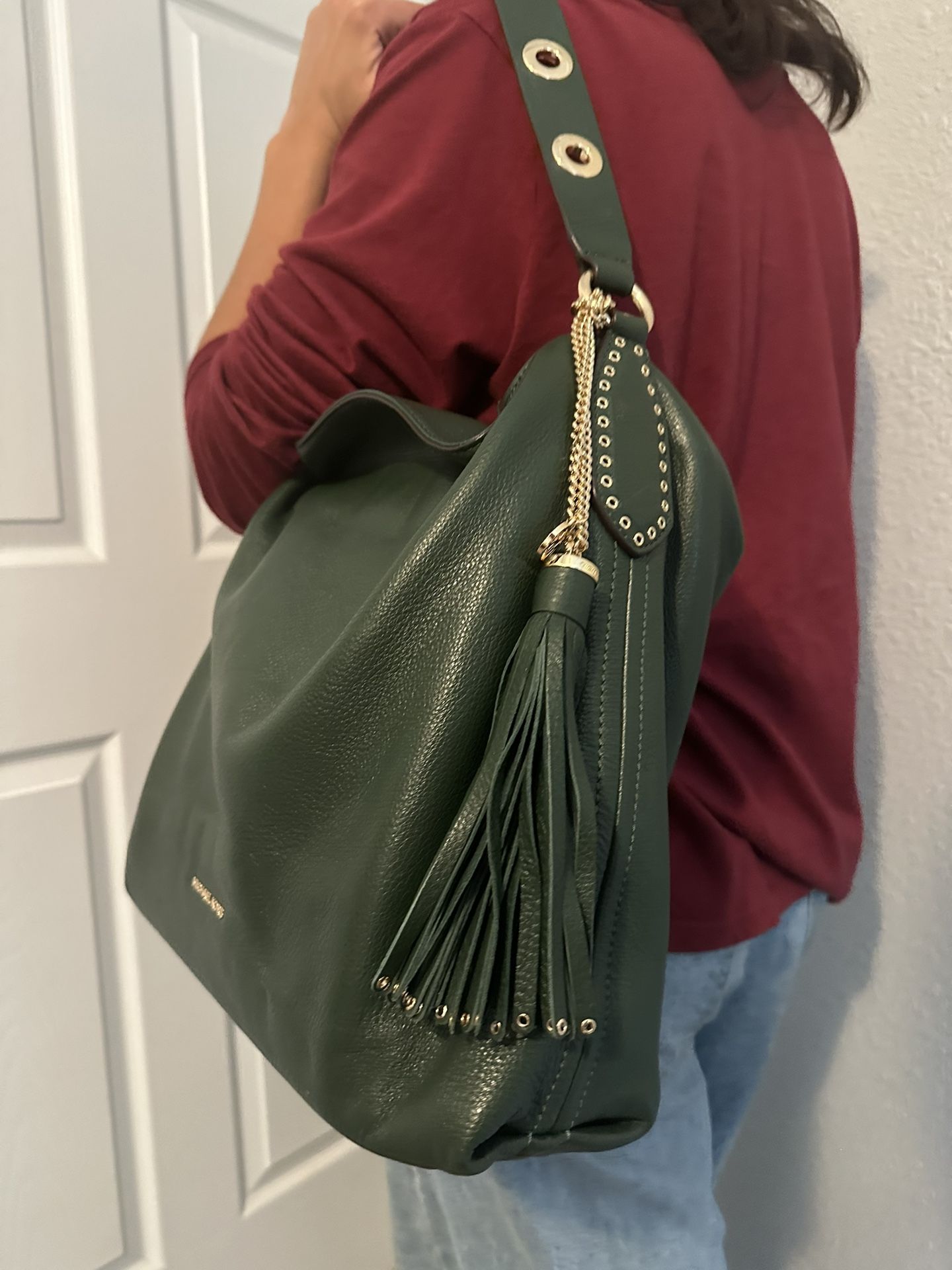 Green Boho Michael Kors purse
