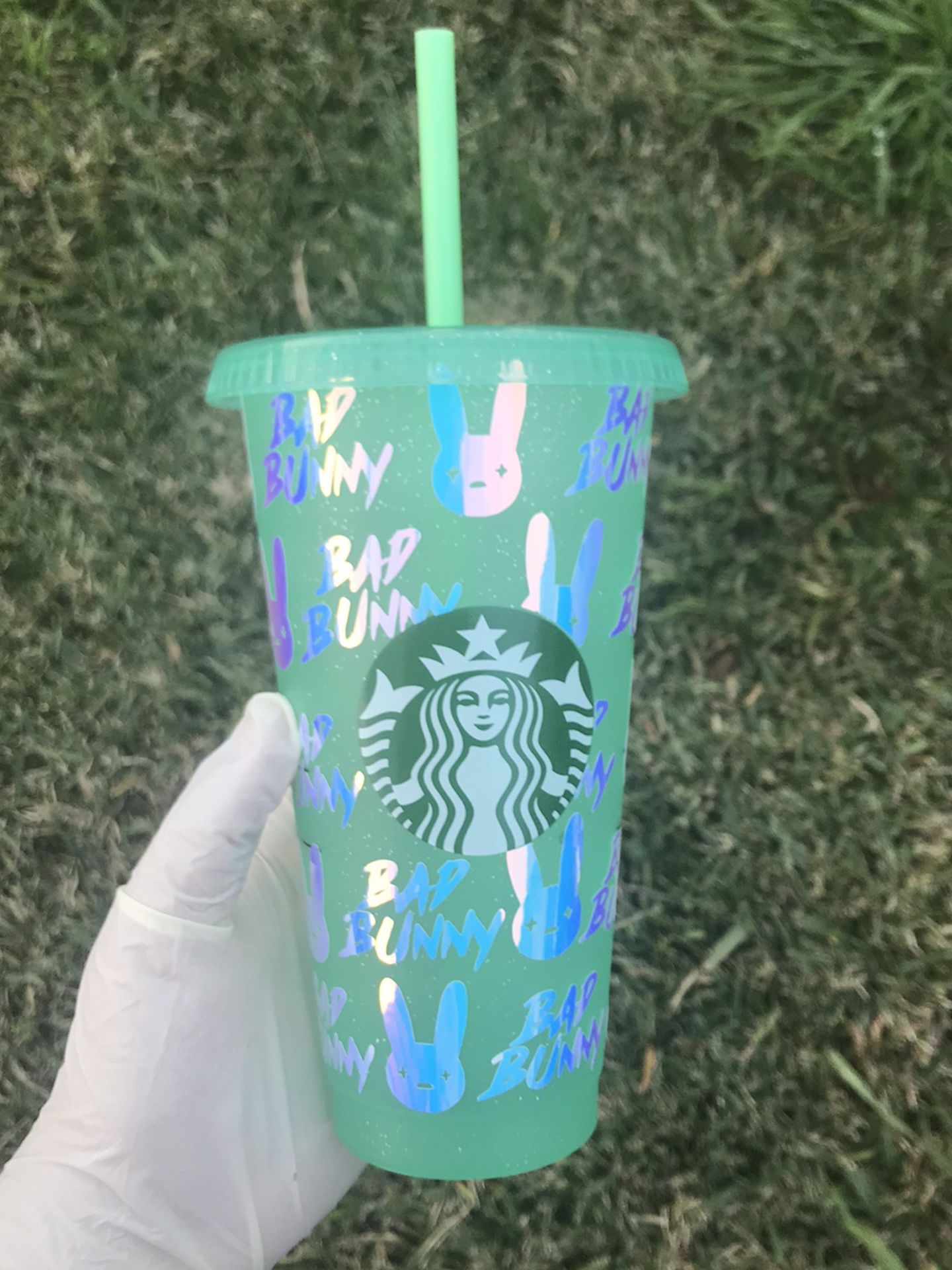 Bad Bunny Starbucks Cup