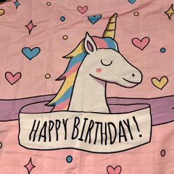 Birthday Party Background & Garland