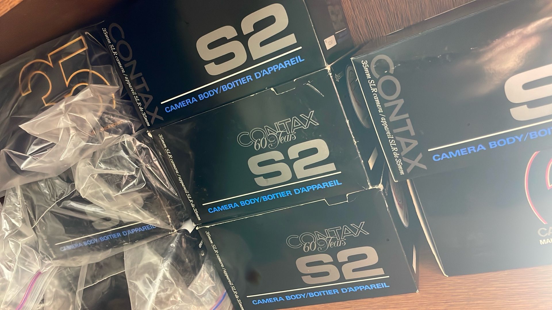 6 Vintage Contax S2 Camera Lot SLR NEW OLD DEALER STOCK zeiss 60 Years Slr Rare Body CRAZY Time Capsule For Collectors 