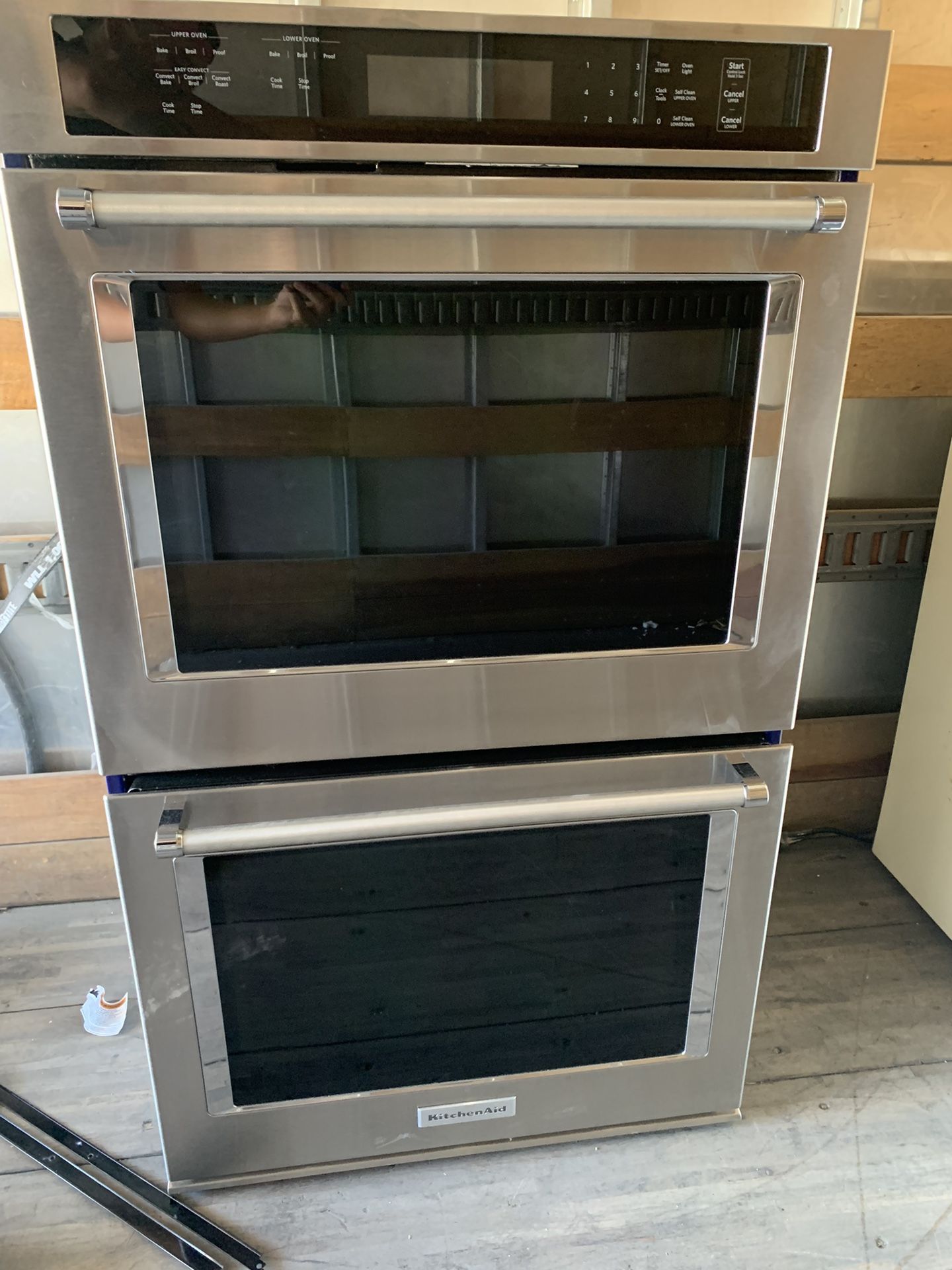 Kitchen Aid Electric Double Wall Oven Stainless Steel