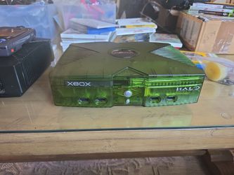 Xbox translucent green halo edition