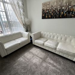 Light Cream Dual Set Couches
