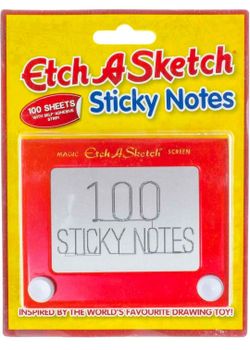 Etch-A-Sketch Sticky Notes (Toy story)