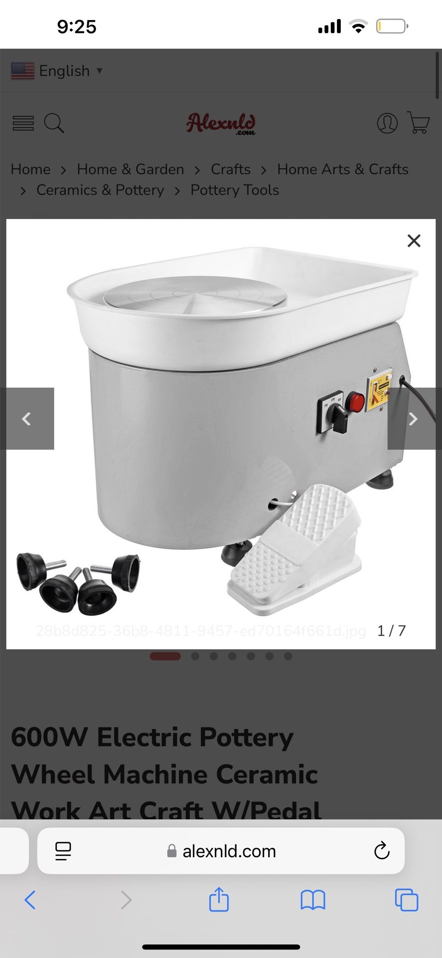 Venquest Electric Pottery Wheel