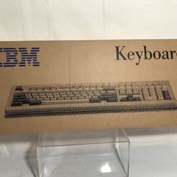 Vintage IBM Wired Clicky Keyboard Black QWERTY PS/2