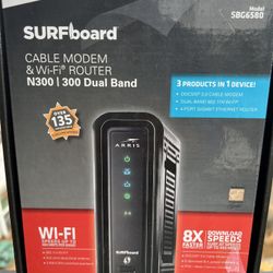 Cable Modem And Wifi Router 