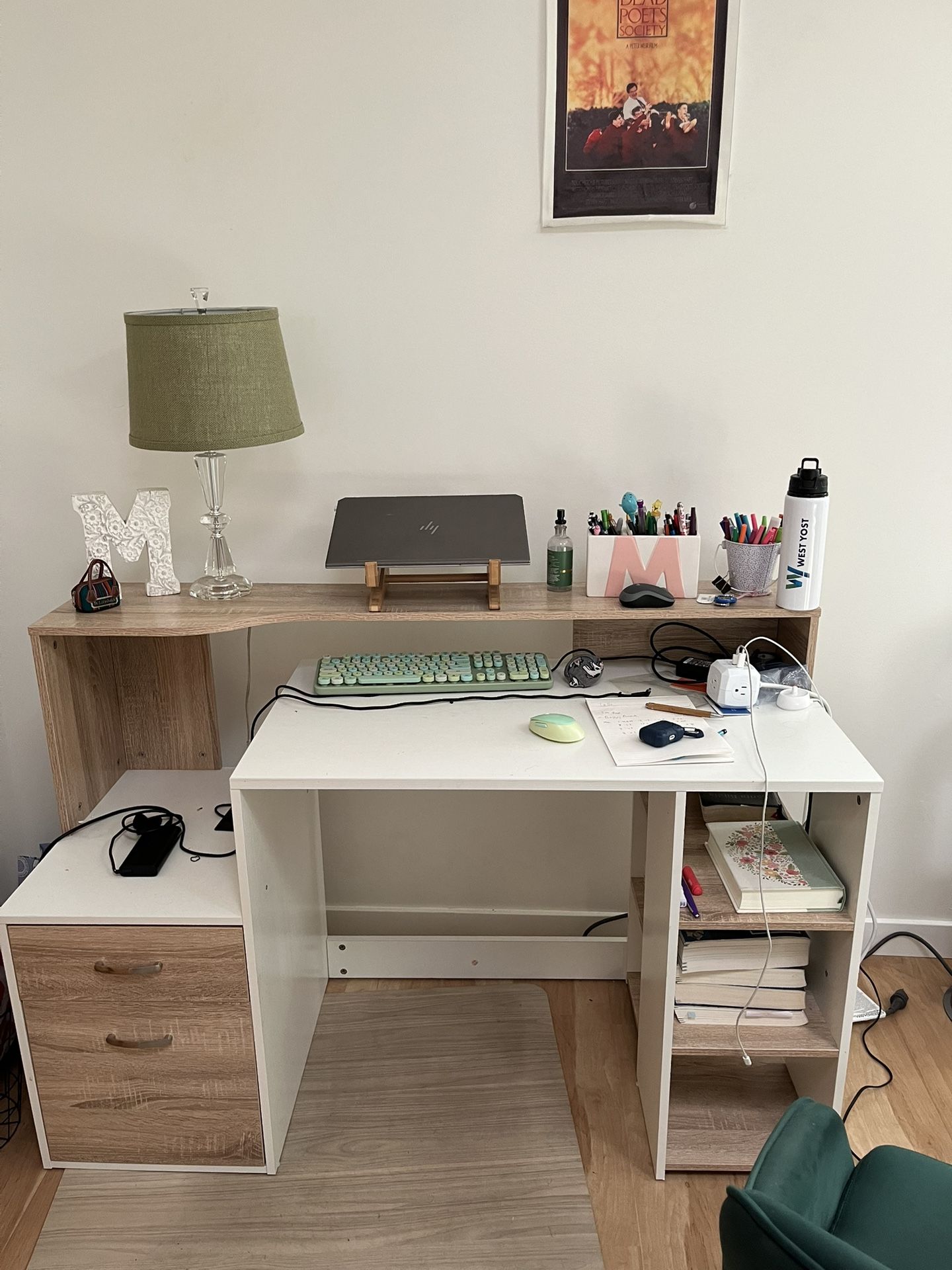 Desk and Nightstand