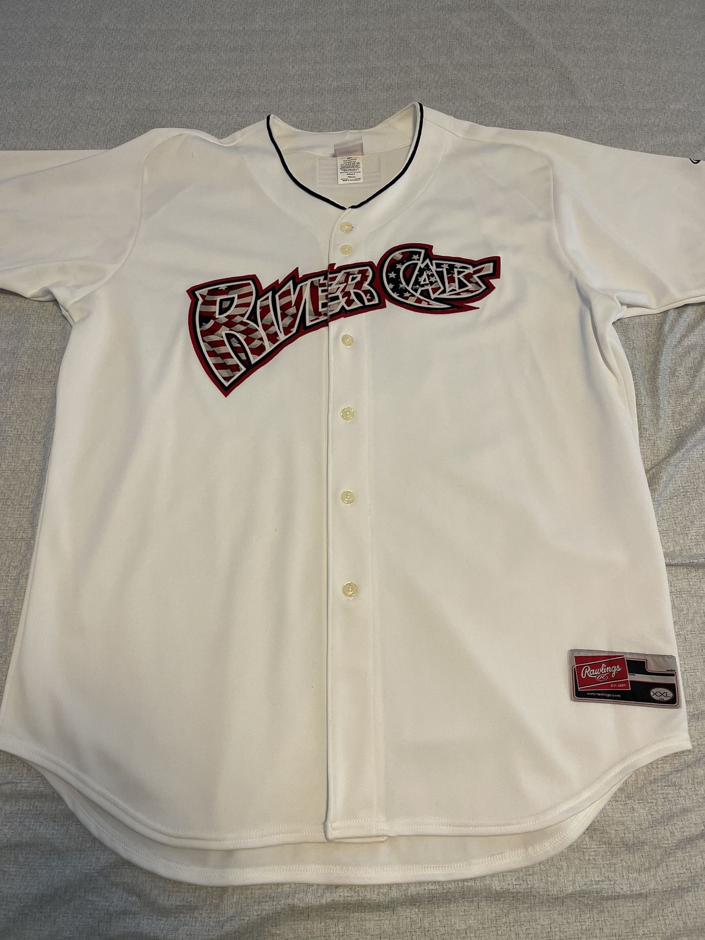 Sacramento River Cats Size 2XL Baseball Jersey #8 Rawlings Vintage