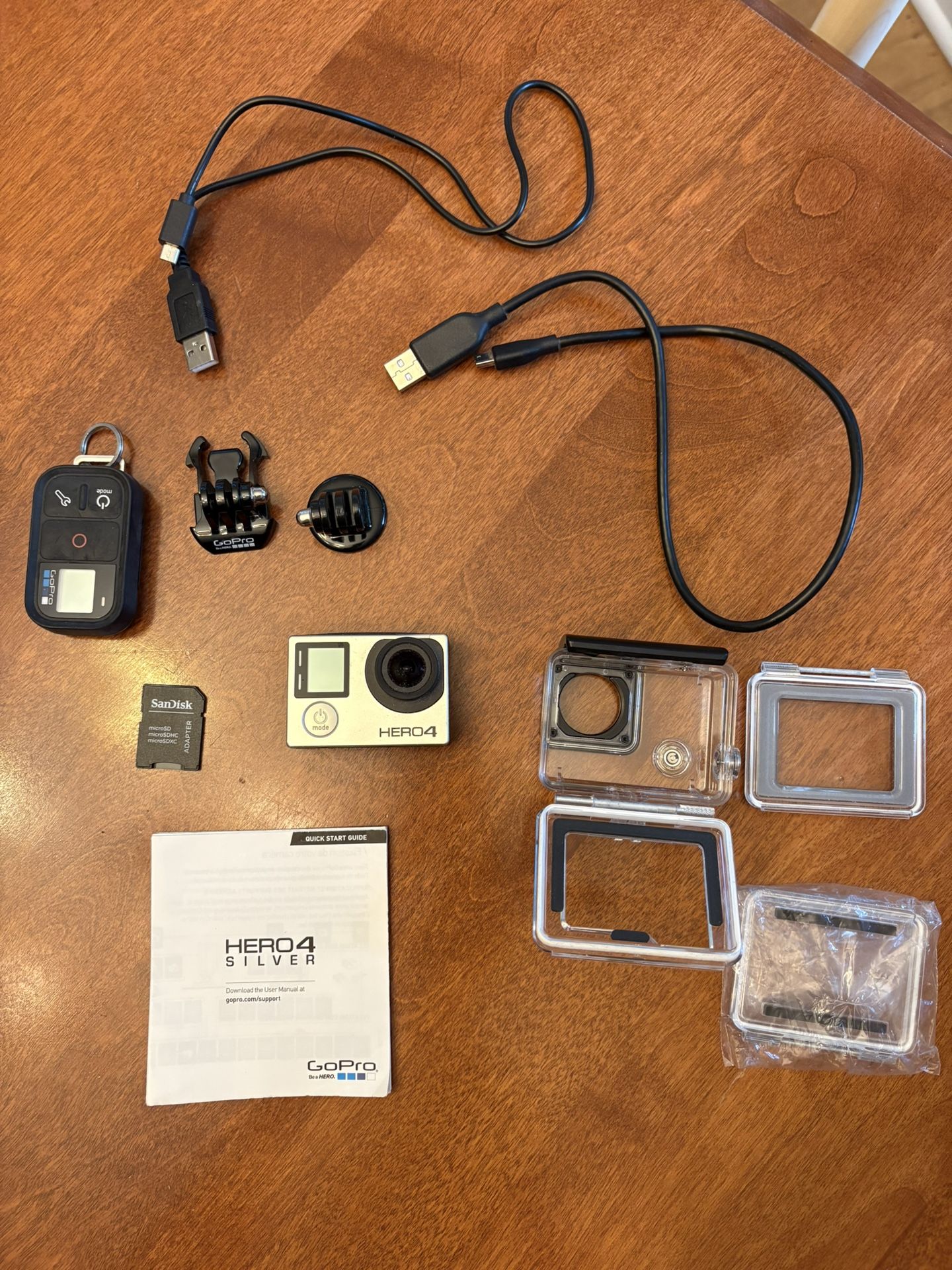GoPro HERO Silver Edition 4K Action Camera and Accessories With