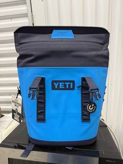 YETI Hopper M12 Brand New Backpack Soft Cooler - Big Wave Blue