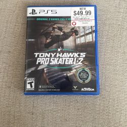 Tony Hawks Pro Skater 1+2 Brand New Never Played