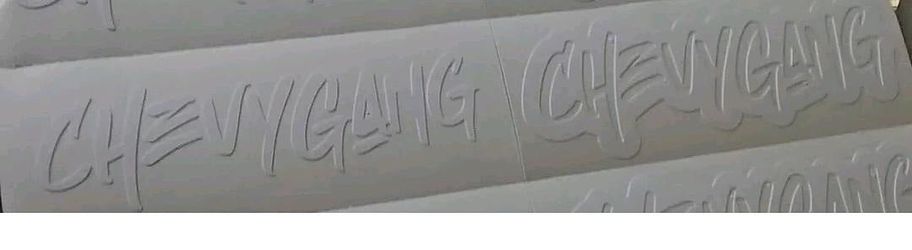 Chevy Gang Whit 2 Pcs Vinyl Sticker