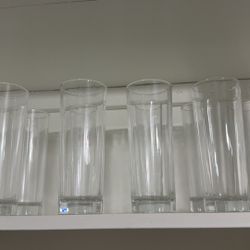 12 Skinny  Collins Glasses