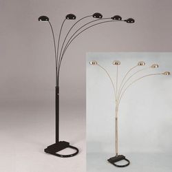 Crown mark peacock arc floor lamp
