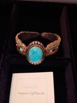 Turquoise Cuff Bracelet  Bradford Exchange 