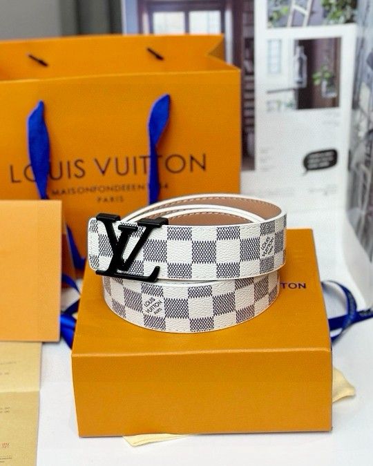 Mens Luxury White Belt