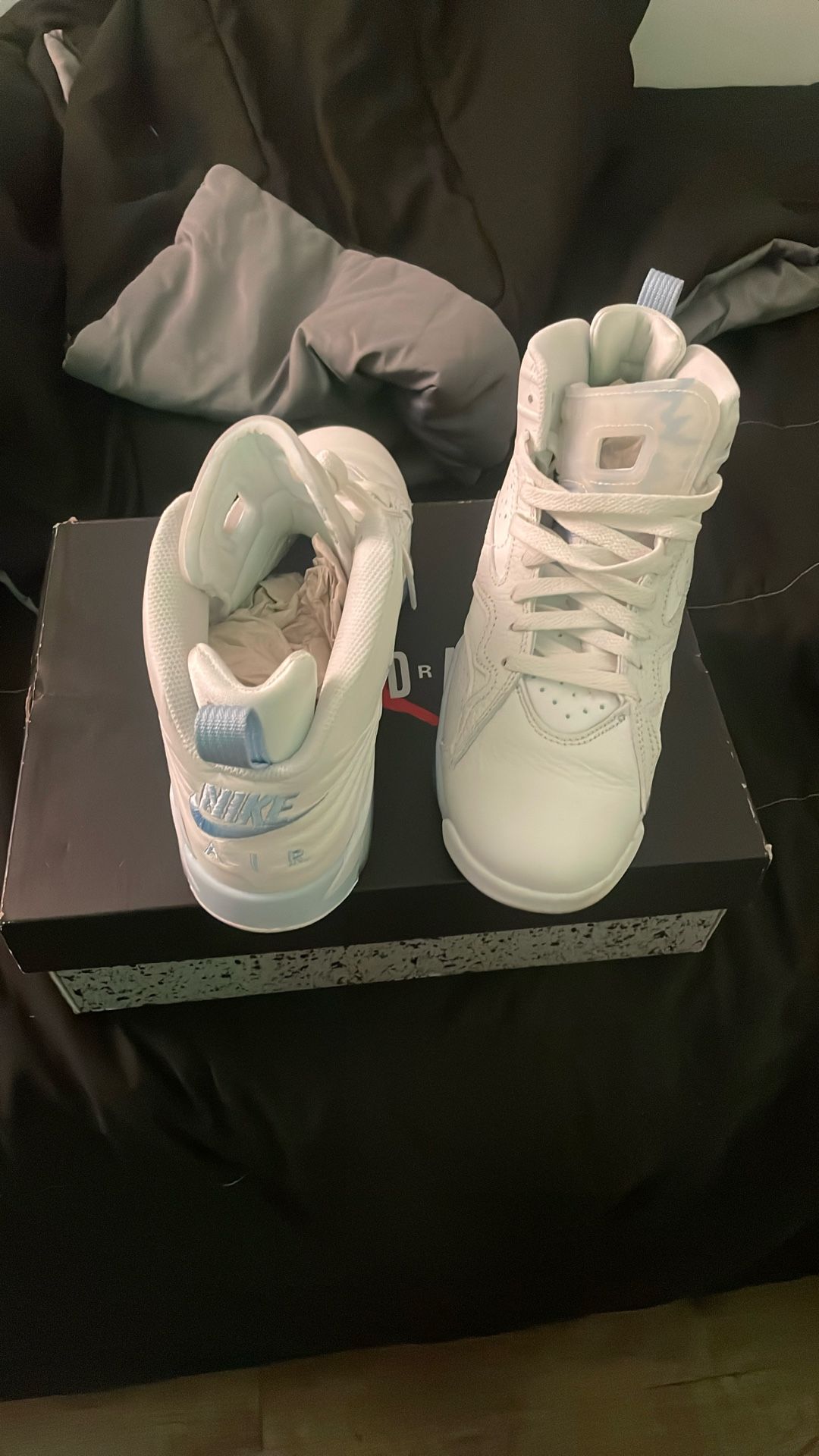  Air Jordan MVP GS Summit White Ice Blue