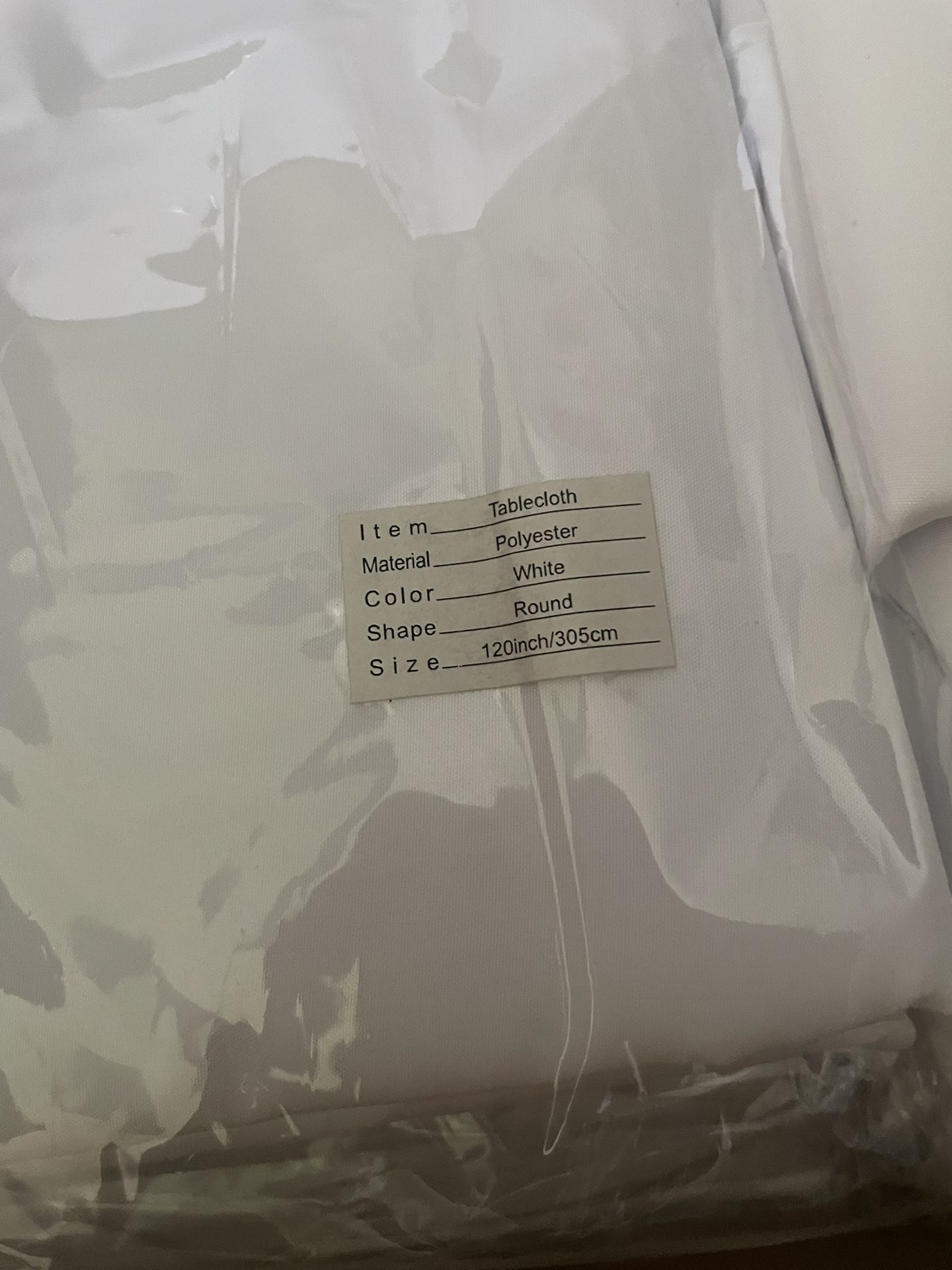 120” Round Tablecloths (8Pack)