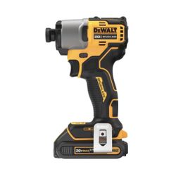 DeWalt 20v  MAX 1/4" Brushless Cordless Impact Driver One Battery 