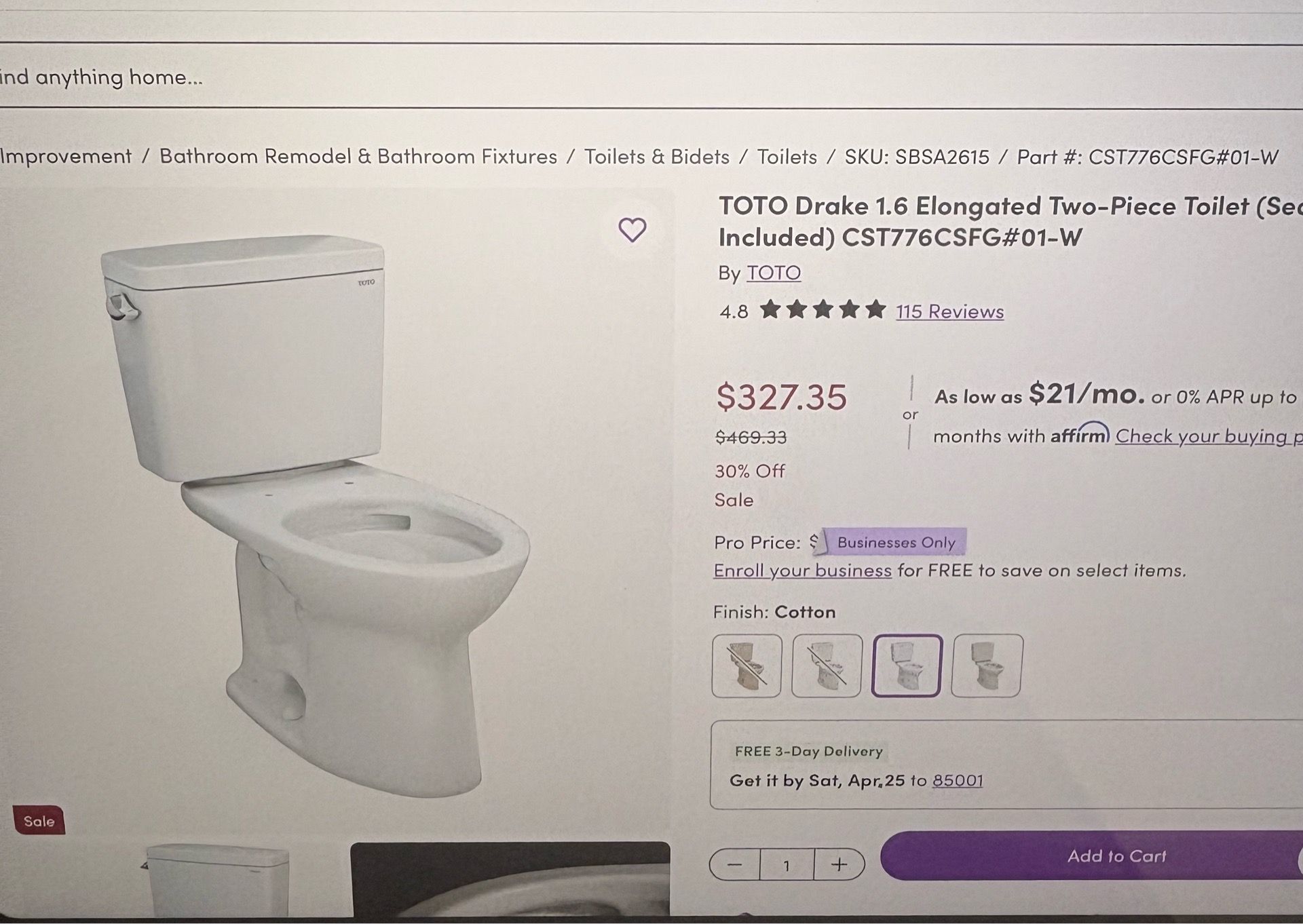 TOTO Toilet