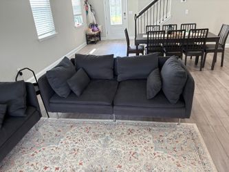 Loveseat / Modular Sofa - Dark Gray