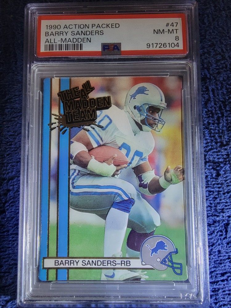 Barry Sanders Psa 8