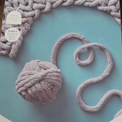 Finger Knitting Blanket Kit