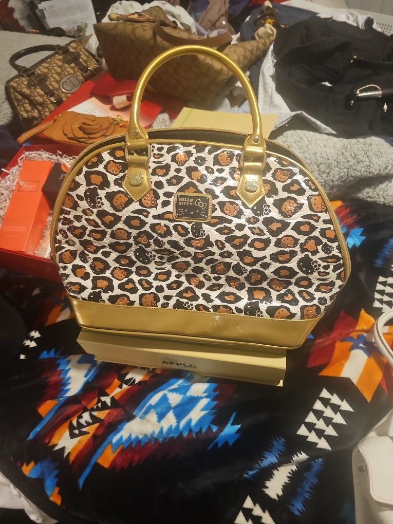 Hello Kitty Purse Brown