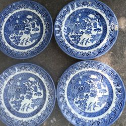 Blue And White Porcelain Plates