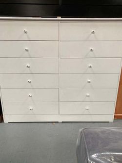 12 drawer white color