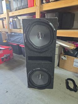 Sony exploded 1200w speakers with box