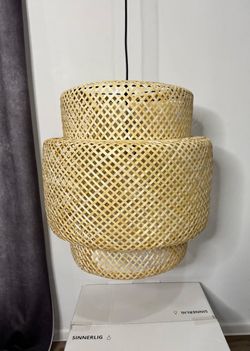 Ikea Sinnerlig Pendant Lamp Bamboo