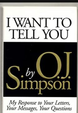 OJ Book Signed With Authenticity