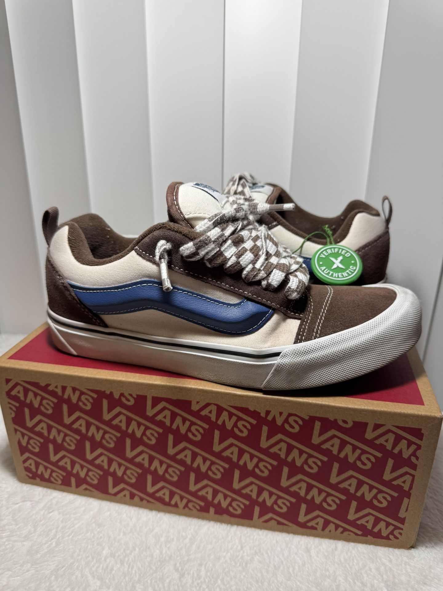 VANS Knu Skool Skate Sneakers Shoes Low Casual Size 9US