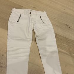 Size 2 Petite White Jeans 