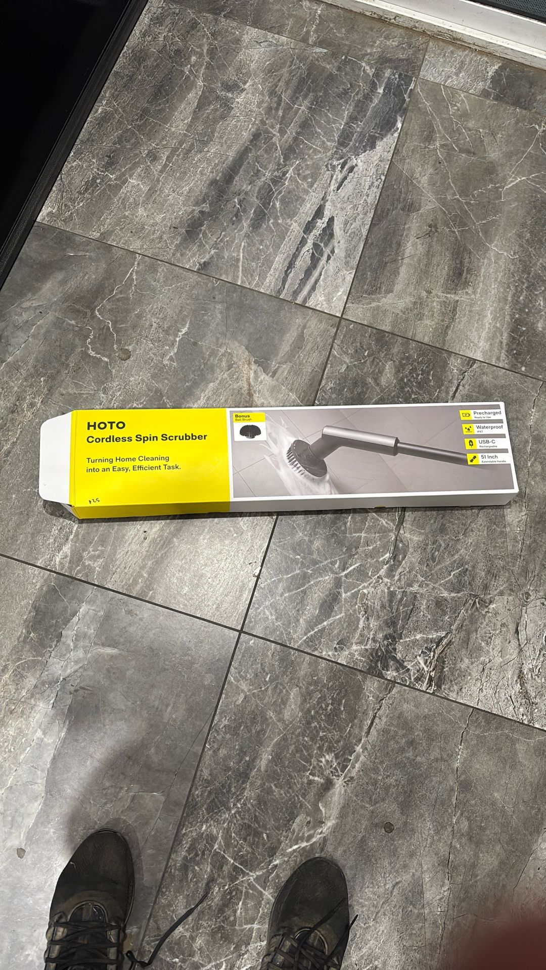 Hoto Cordless Spin Scrubber 