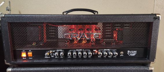 Crate BV-120HB 100w Tube Head Made In The USA 2006