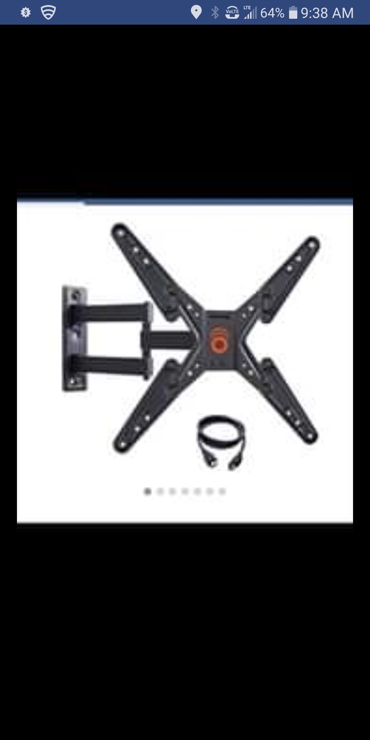 Full motion TV wall mount 26-55 inches