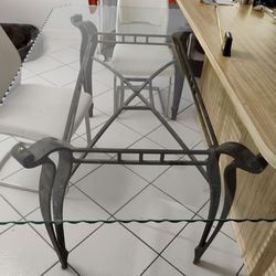 Glass dining table 72 X42