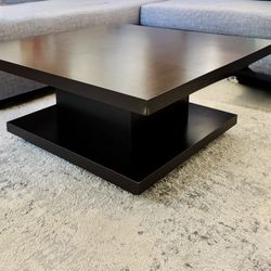 FREE Coffee Table (with Recliner) – Espresso Color with Wheels