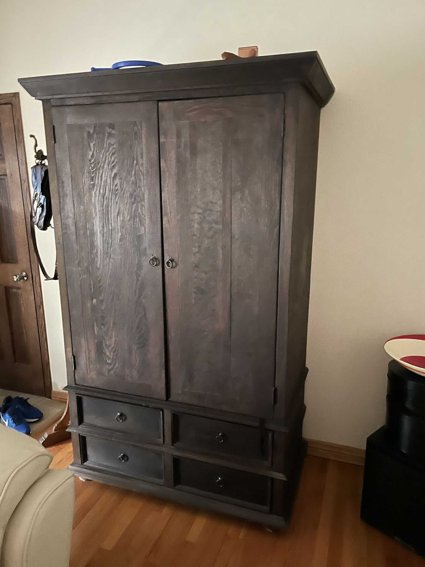 Armoire, closet, wardrobe, standing cabinet Furniture 