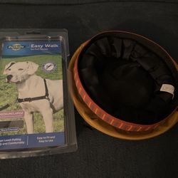 REI Foldable Dog Bowl and No Pull Harness 