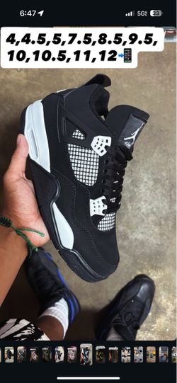 Jordan 4 white thunder