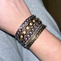 Jenny Bird Multi Chain Bracelet 