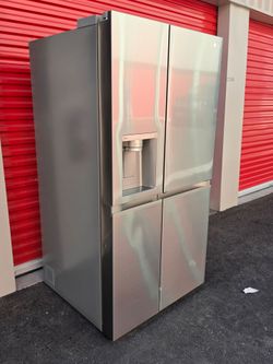 LG STAINLESS STEEL FRIDGE