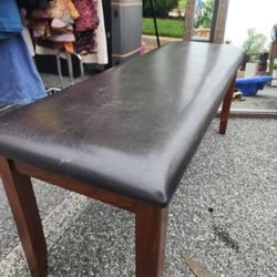 Beautifulltly Crafted Long Wooden Bench